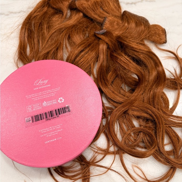 Lux Hair Extensions in Rich Auburn - Picture 8 of 9